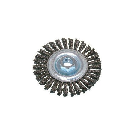 Osborn CABLE KNOT WIRE WHEEL 4 OD X .020 STEEL X 5/8-11 NC AH 99092